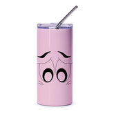 Cartoon Face Tumbler, Funny Expression Travel Mug, Cute Character Cup, Quirky Drinkware, Unique Gift Idea, Statement Tumblers - Tawshia
